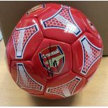 Arsenal Ball Hand Signed By Pierre Emerick Aubameyang