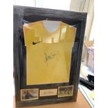 Peter Shilton Signed Frame Shirt