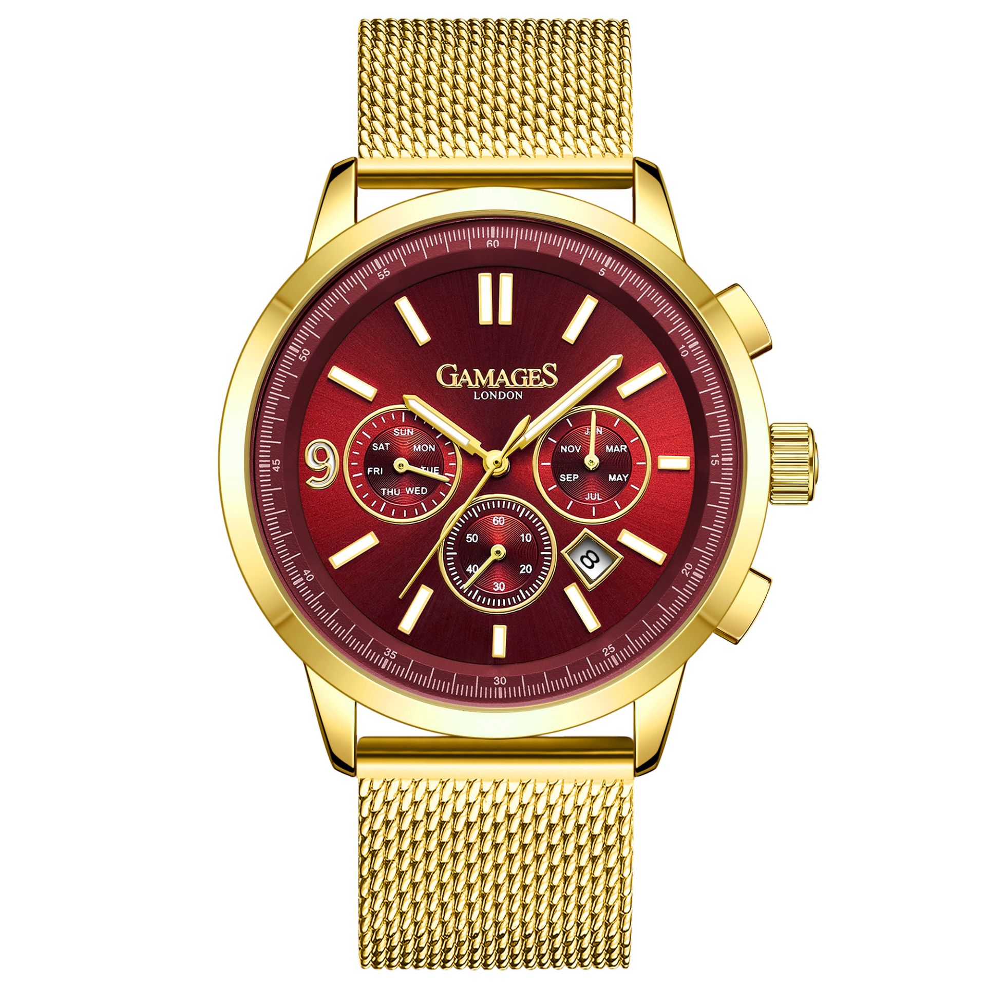 Ltd Edition Hand Assembled Gamages Omniscient Automatic Red Gold - 5 Year Warranty & Free Delivery - Image 2 of 5