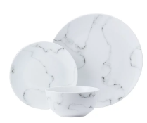 Marble-effect Dinner Set 12 Piece RRP £50