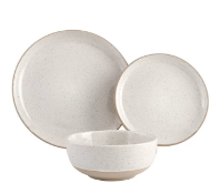 White Simplicity Speckled Dinner Set RRP £50