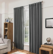 Blackout Curtains - Charcoal