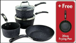 Scoville Neverstick 4+1 Piece Cookware Set