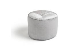 Grey Pouffe