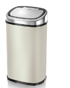 Tower 58L Square Sensor Bin - Almond