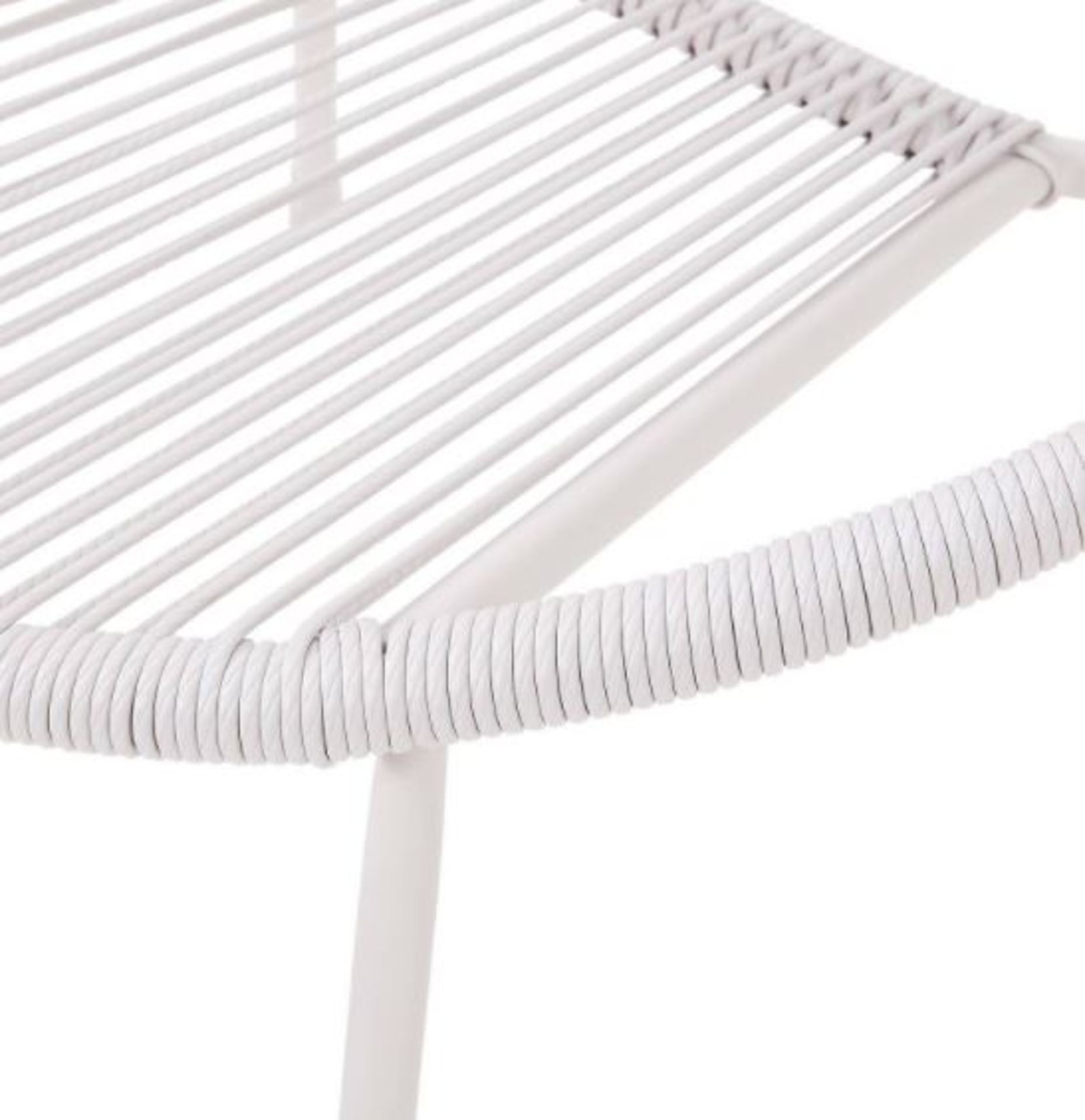 (R7E) 2x Acapulco Garden Chair Grey RRP £35 Each. H75 x W82 x D72.5cm. (1x has Loose Rattan) - Image 3 of 5