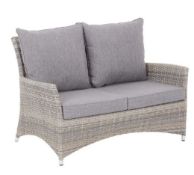 (R7G) 1x Hartington Florence Collection Sofa With 4x Cushions RRP £400. (H83x W132x D80cm). Unit I