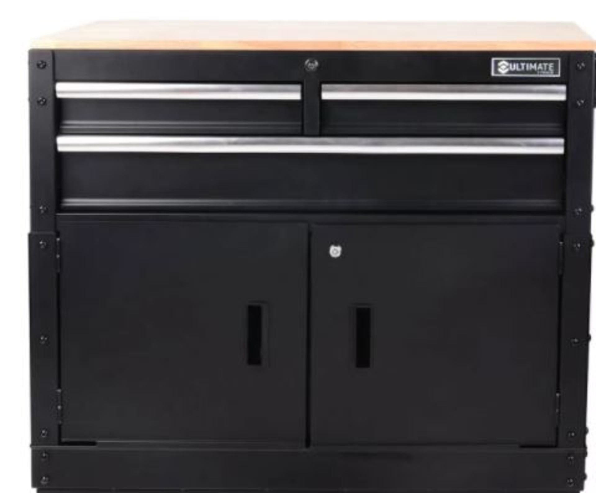 (R7C) 1x Ultimate Storage 36” Mobile Workbench With Tool Storage. RRP £299 When Complete. Unit Ha