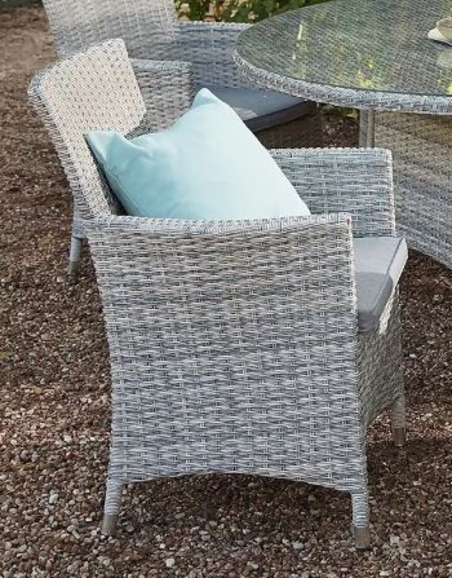 (R3H) 2x Hartman Florence Collection Rattan Effect Chairs With 1x Cushion. Units Appears Clean, Unu - Image 2 of 2