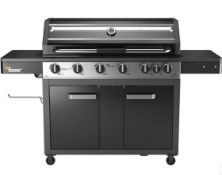 (R9G) 1x Fervour Ranger 610 BBQ RRP £600. (H1170x D600x W1750mm). Porcelain Enamel Coated Cast Iron