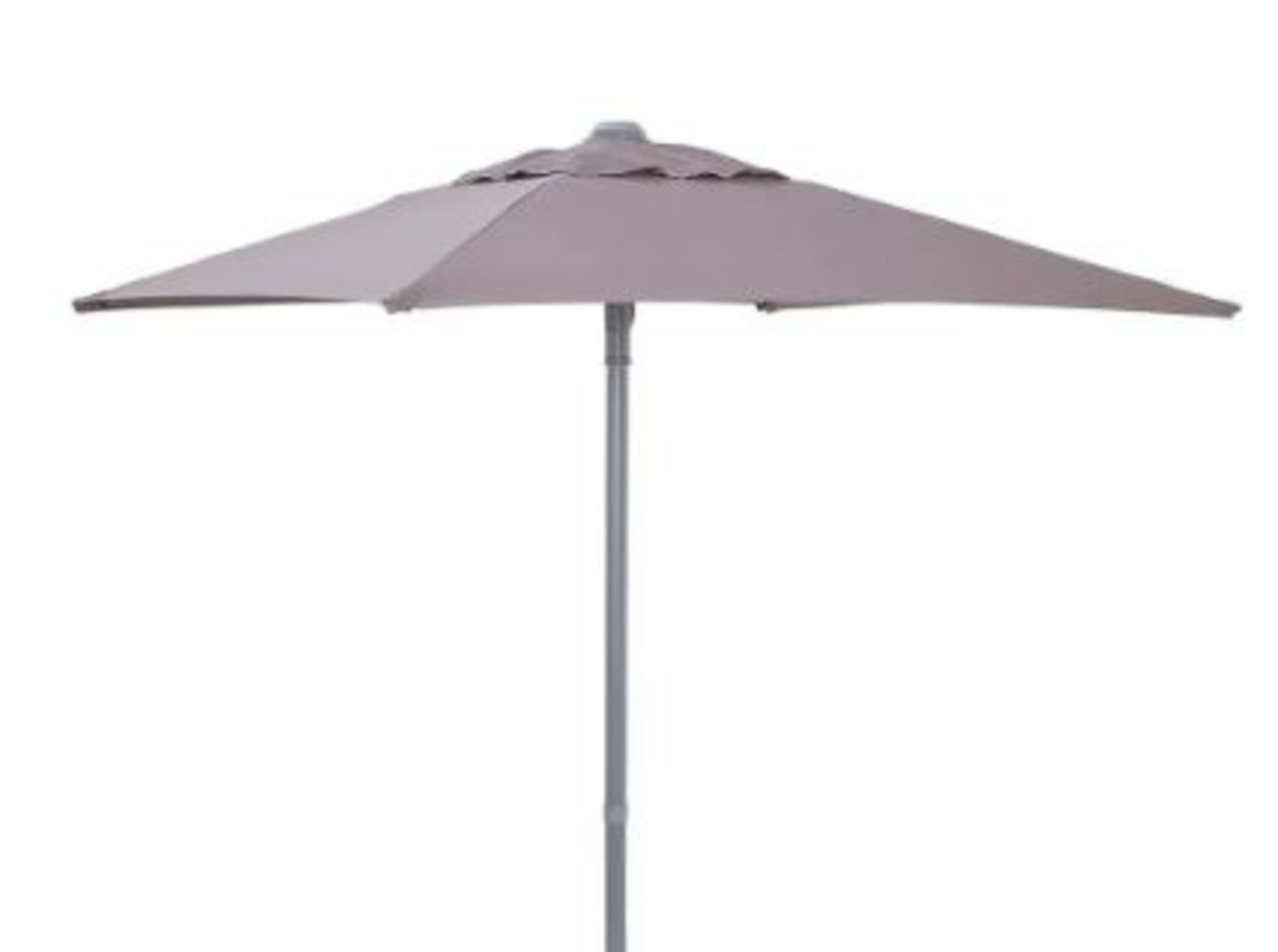 (R7G) 1x Andorra Dark Grey Square Parasol. Packaged Dimensions (110x 20x 10cm). Extended Dimensions - Image 2 of 7