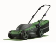 (R1I) 4x Qualcast 1400W 34cm Rotary Corded Lawn Mower. All Units In Used Condition.