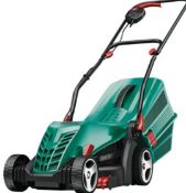 (R13F) 1x Bosch Rotak 34-13 Corded Lawnmower RRP £120. Contents Clean, Unused In Original Packagin