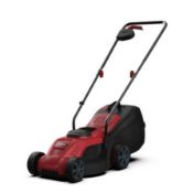 (R2D) 4x Sovereign 18V 32cm Cordless Lawn Mower With 4x Battery & Charger. All Units In Used Condit