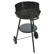 (R8B) 3x Expert Grill Items. 2x 40cm Round Trolly BBQ. 1x Portable Gas Grill.