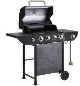 (R2C() 2x UniFlame 4 Burner Propane Gas Grill With Side Burner RRP £160 Each. Both Units Appear Unu