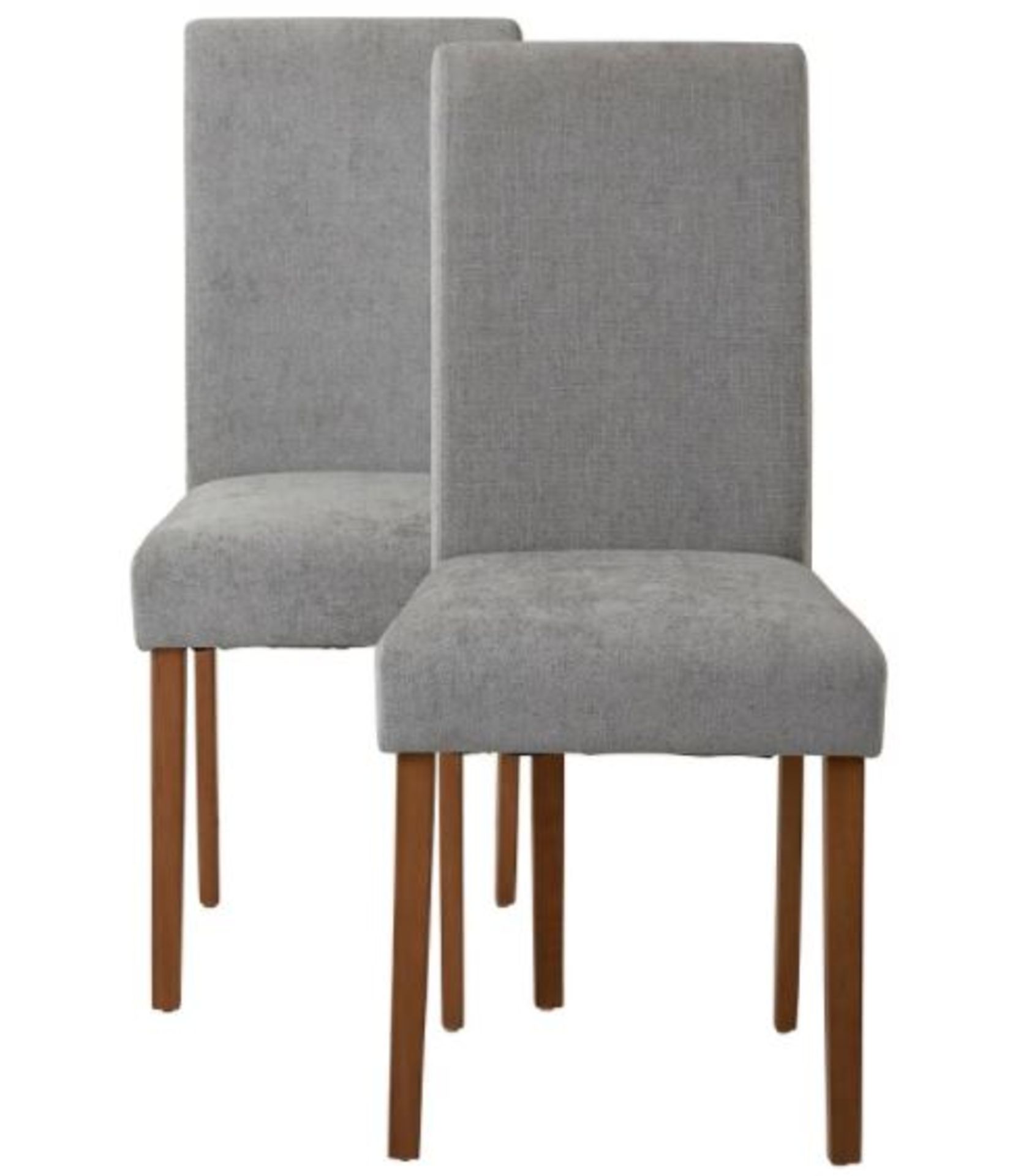 (R7F) 2x Diva Dining Chairs Grey RRP £125. - Image 3 of 4