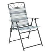 (R8F) 6x Wexfordly Foldable Striped Chair.