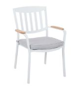 4x Hartington Spirit Collection Garden Dining Chairs RRP £75 Each. Checked – Appears Complete. (Ch