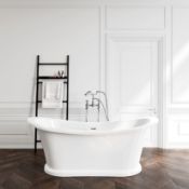 Approx. Combined RRP £875. Traditional double ended slipper bath 1675 x 865