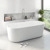 2 x Items. Ocean Freestanding Bath With Waste Large MODE (RBAIF1002) RRP Circa £450-£550. BATH ONLY