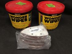 Brand New Stock 3x Mixed Items To Include Wonder Wipes, Sanding Paper