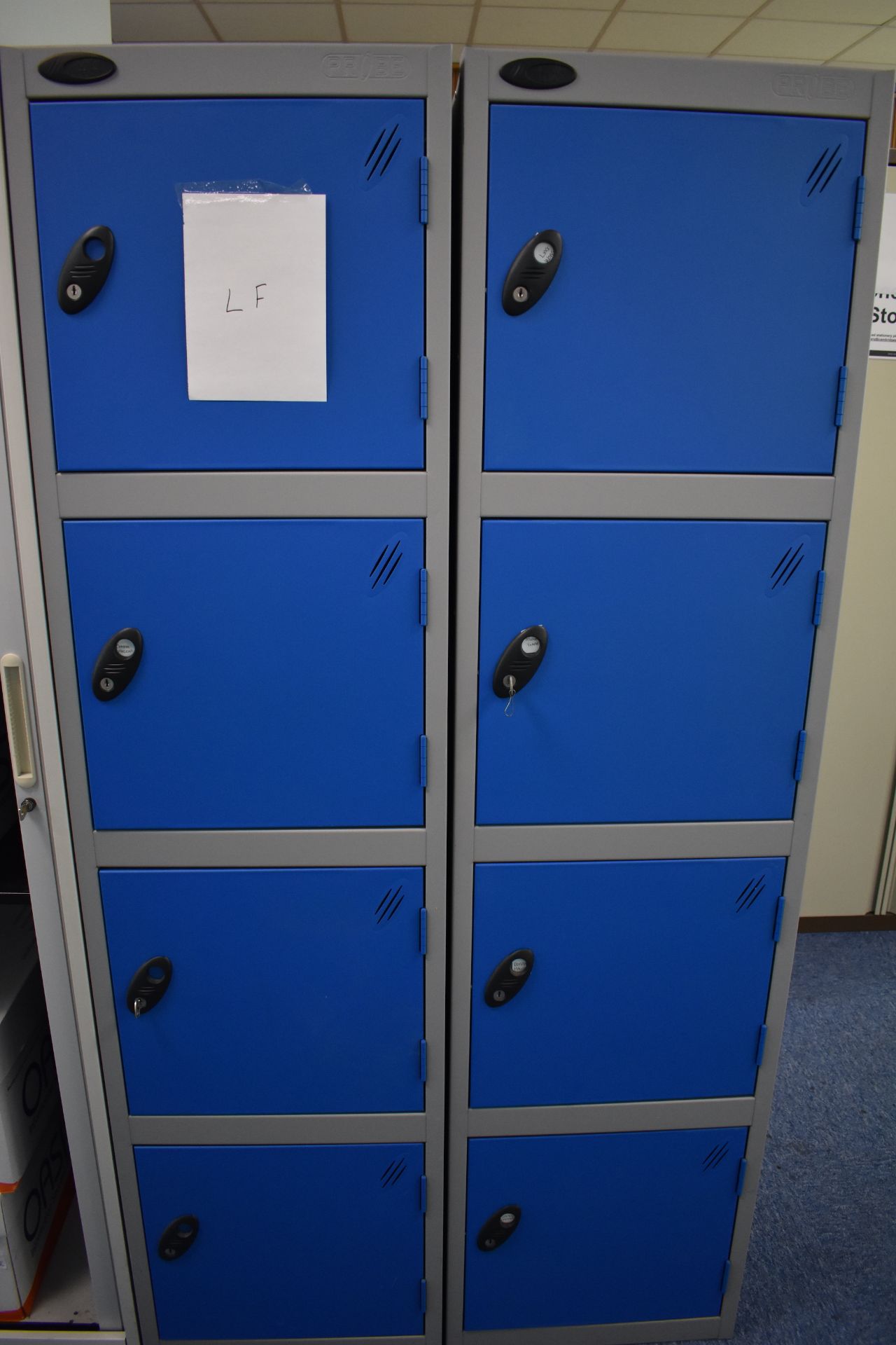 4 Locker Unit Qty 2, 8 Locker Unit Qty 5, H1800xW1000 Hinged Door Cabinet qty 2 - Image 2 of 12