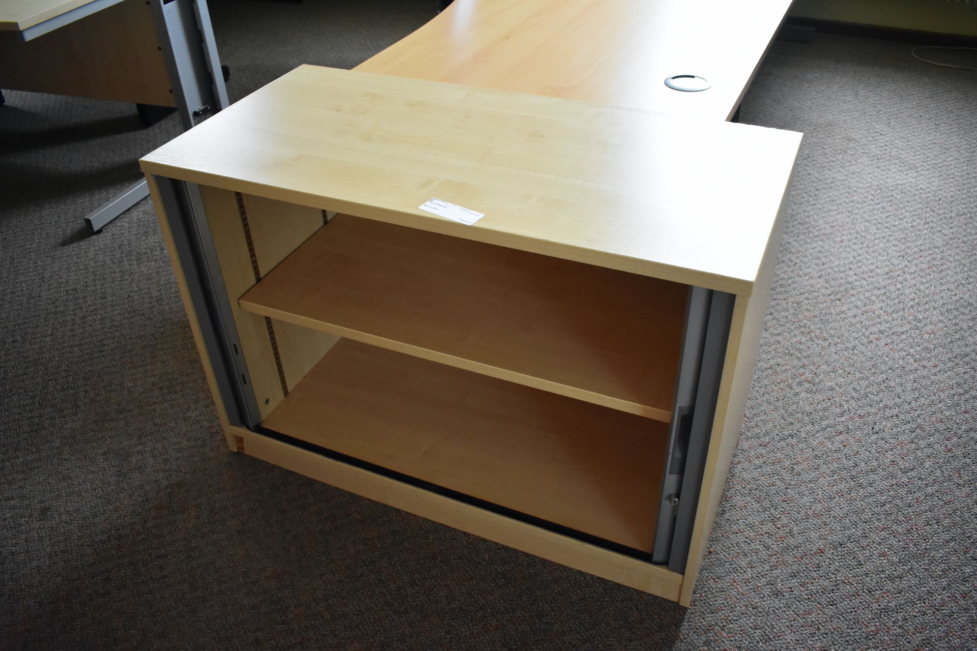 Desk x6, Cabinet, Coat Stand, Chair x3, Pinboard x2, Bookcase x4, Unit x2, Pedestal, Screens x7 - Image 4 of 10