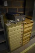 2 drawer filer qty 1, 8 drawer unit qty 1, 6 drawer unit qty 1