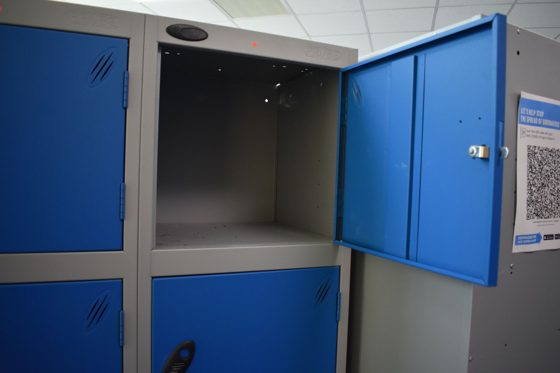 4 Locker Unit Qty 2, 8 Locker Unit Qty 5, H1800xW1000 Hinged Door Cabinet qty 2 - Image 12 of 12