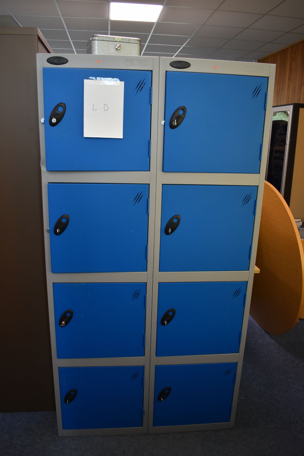 4 Locker Unit Qty 2, 8 Locker Unit Qty 5, H1800xW1000 Hinged Door Cabinet qty 2 - Image 8 of 12