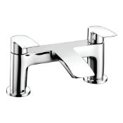 New (C130) Cielo Bath Filler - Chrome. Low Pressure Deck Mounted - Chrome Finish