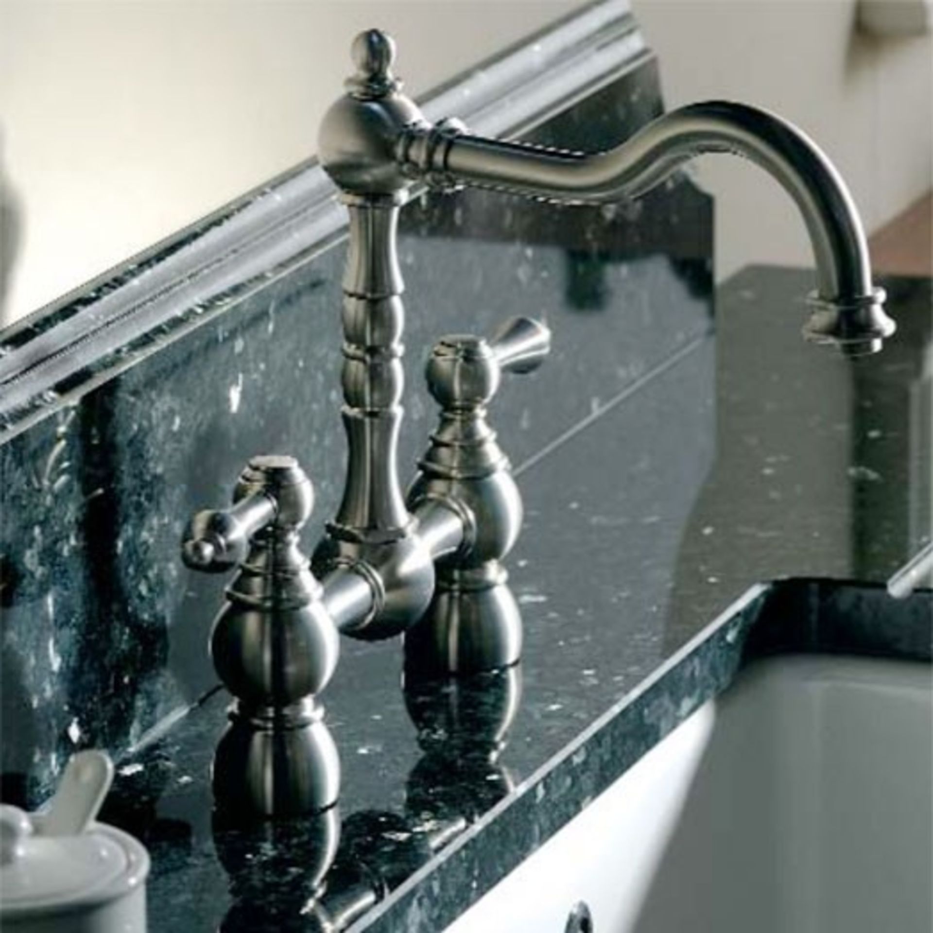 New (Aa94) Abode Bayenne Bridge Mixer Tap. RRP £406. Product Features The Abode At3034 Bayen...