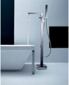 New (D6) Freestanding Bath Shower Mixer Tap And Tall Basin Mono Mixer. Diffuser Fitted In The...