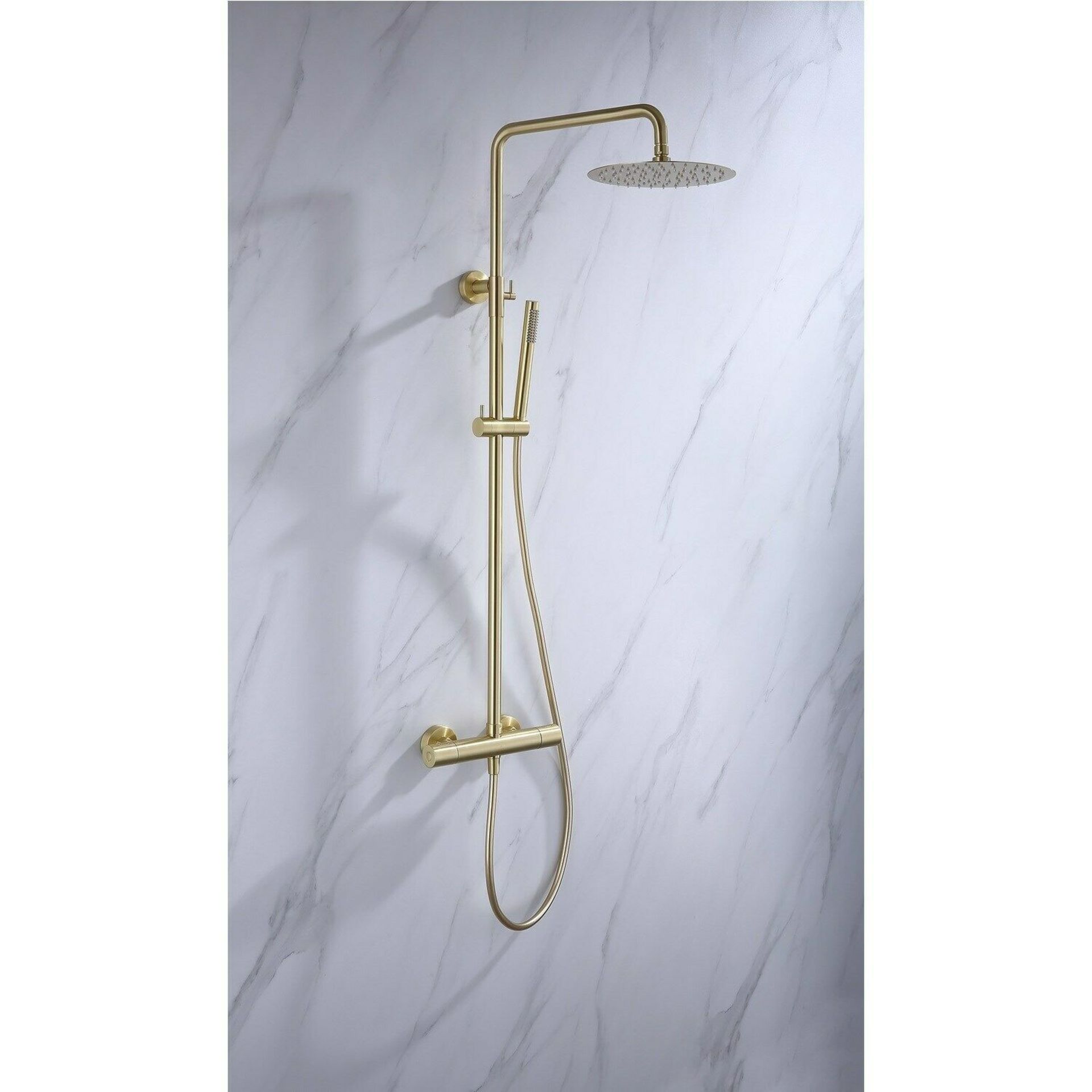 New (D22) Arissa Brushed Brass Shower Set. RRP £384.99. Distinctive Brushed Brass Finish. The... - Image 2 of 3