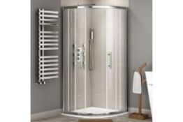 New (D57) 800x800mm -2 Door- 6mm - Premium Easyclean Quadrant Shower Enclosure. RRP £499.99....