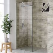 New (E10) 800x300mm - 8mm - Premium Easy clean Wet room Panel &Amp; Return Panel. RRP £474.9...