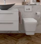 New (C132) Amyris Wall Hung Toilet Wc . RRP £223.99. Dimensions: H 370 x W 350 x D 440mm Sea...