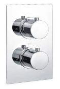 New (E101) Union Concealed Thermostatic Shower Valve Single Function Round.