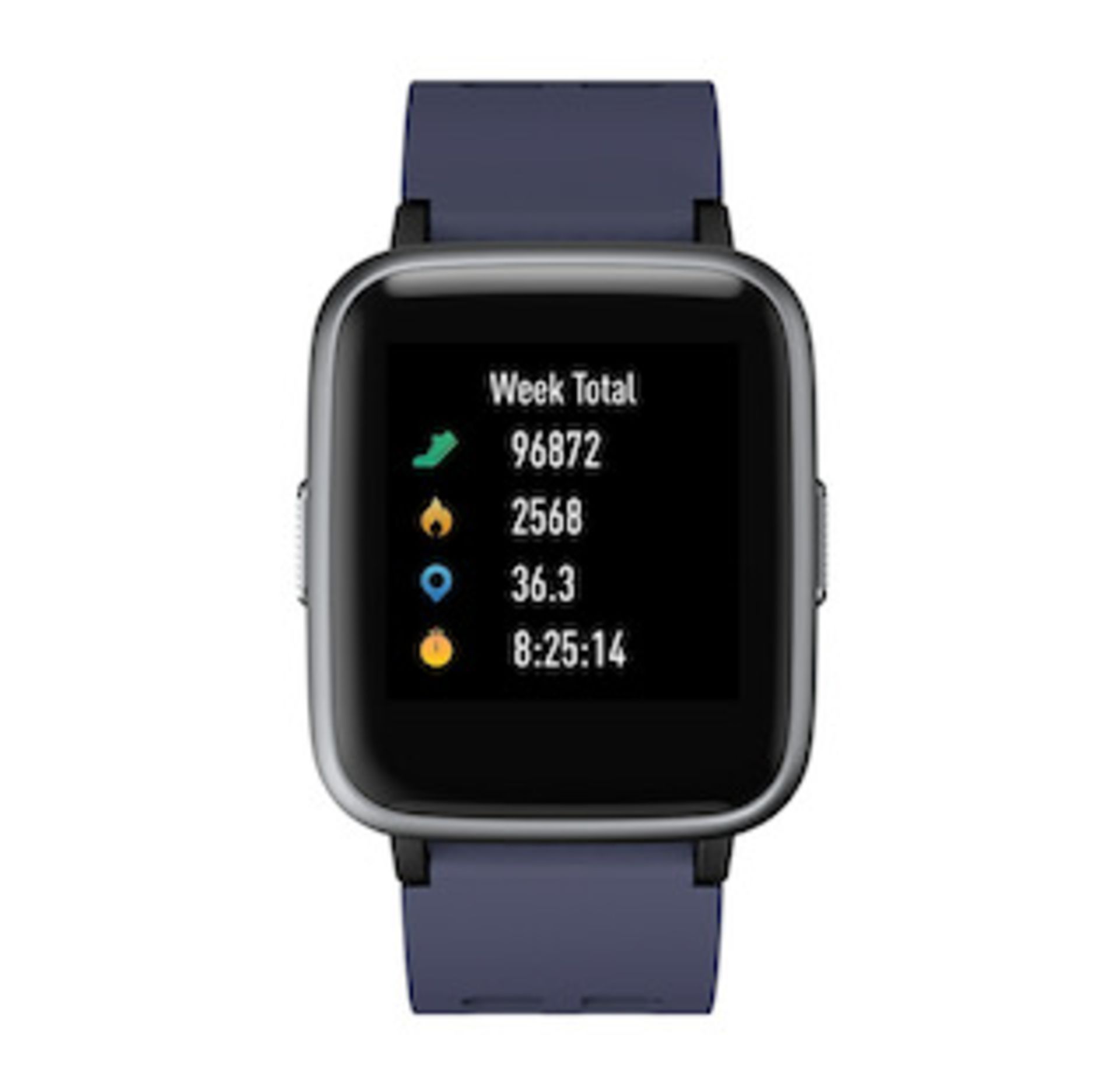 Brand New Unisex Fitness Tracker Watch Id205 Blue/Grey Strap About This Item.1.3-Inch LCD Colour - Image 5 of 33