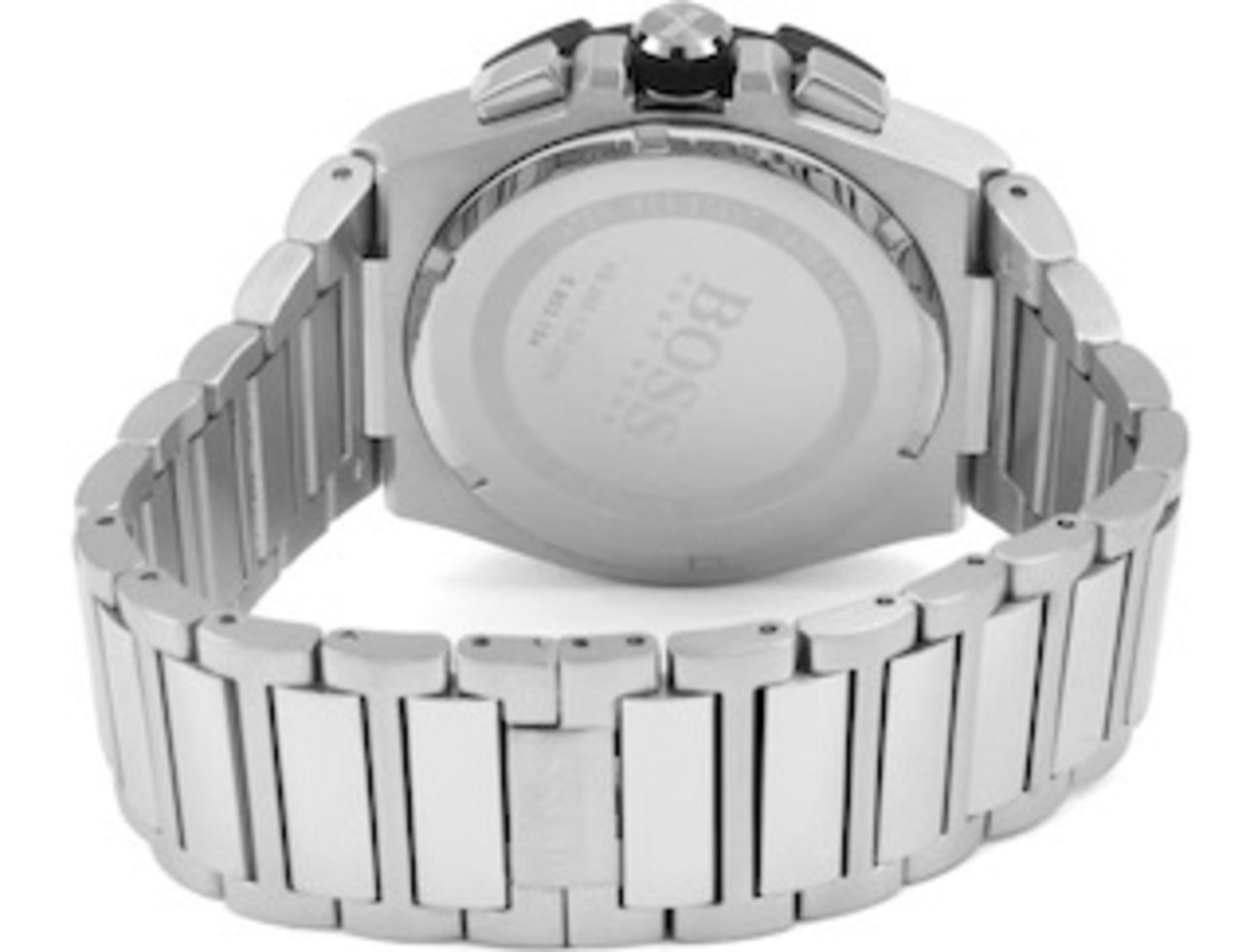 Hugo Boss 1513359 Men's Supernova Black Dial Silver Bracelet Chronograph Watch - Image 5 of 5