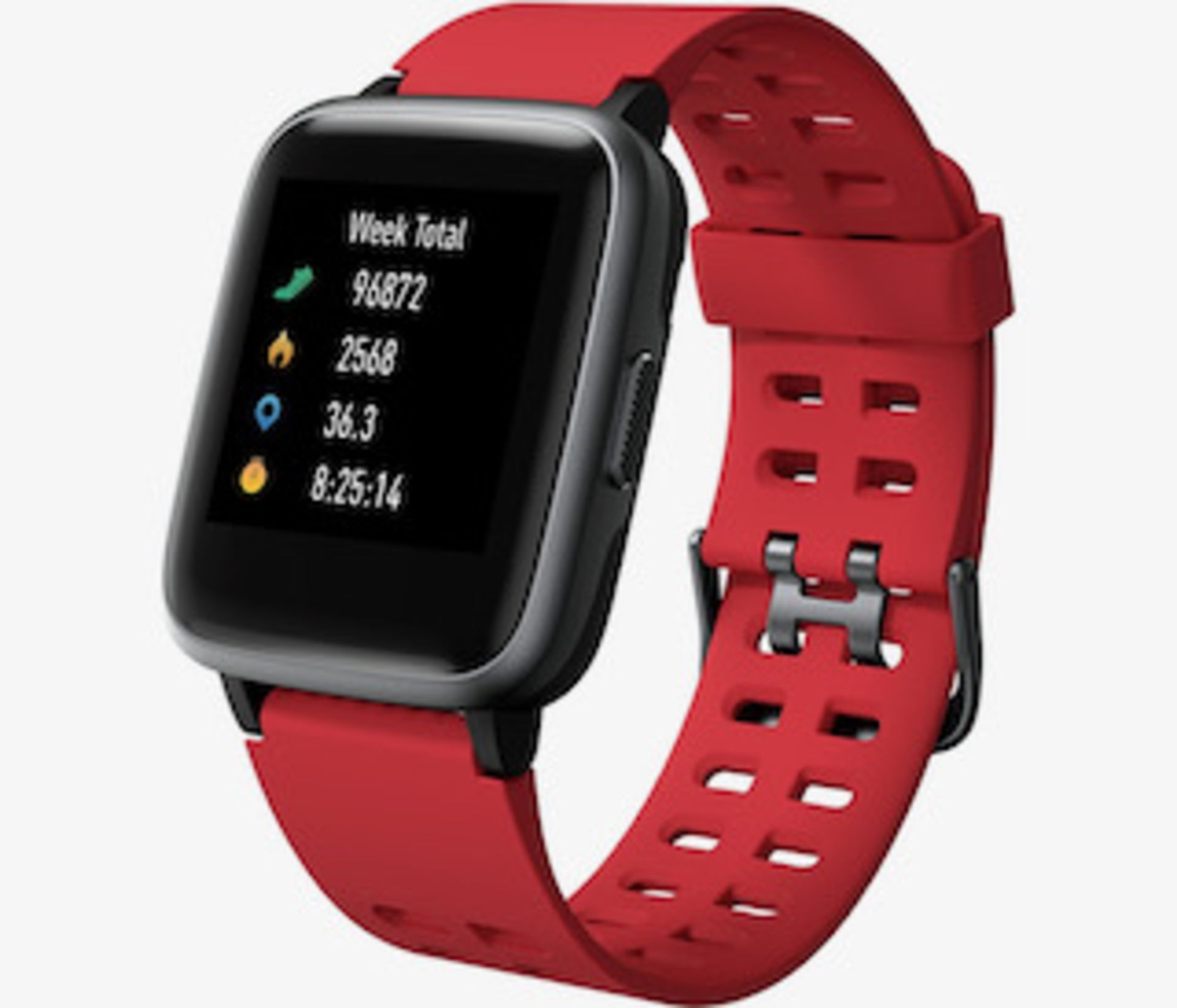Brand New Unisex Fitness Tracker Watch Id205 Red Strap About This Item 1.3-Inch LCD Colour - Image 6 of 34