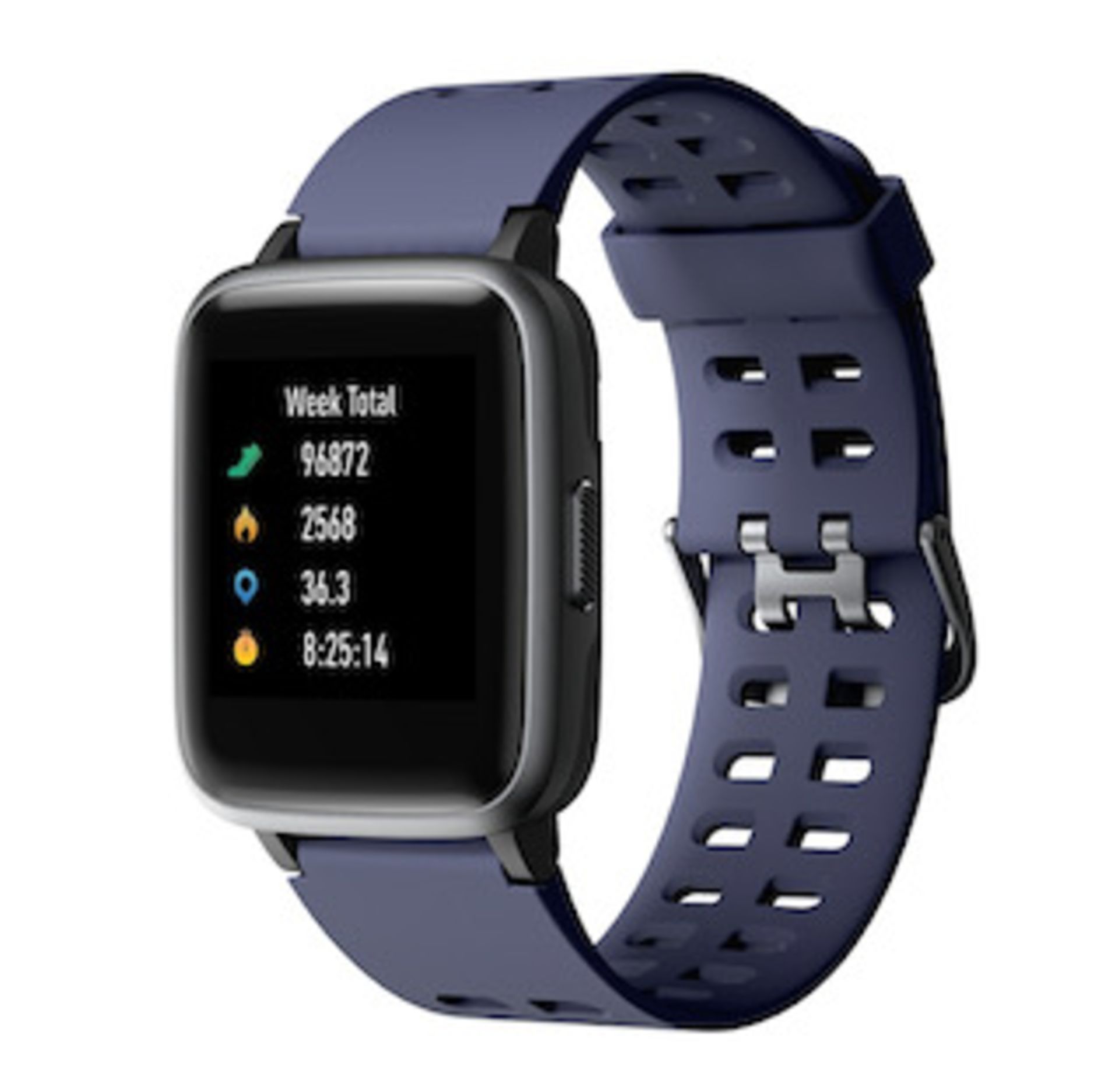 Brand New Unisex Fitness Tracker Watch Id205 Blue/Grey Strap About This Item.1.3-Inch LCD Colour - Image 3 of 33