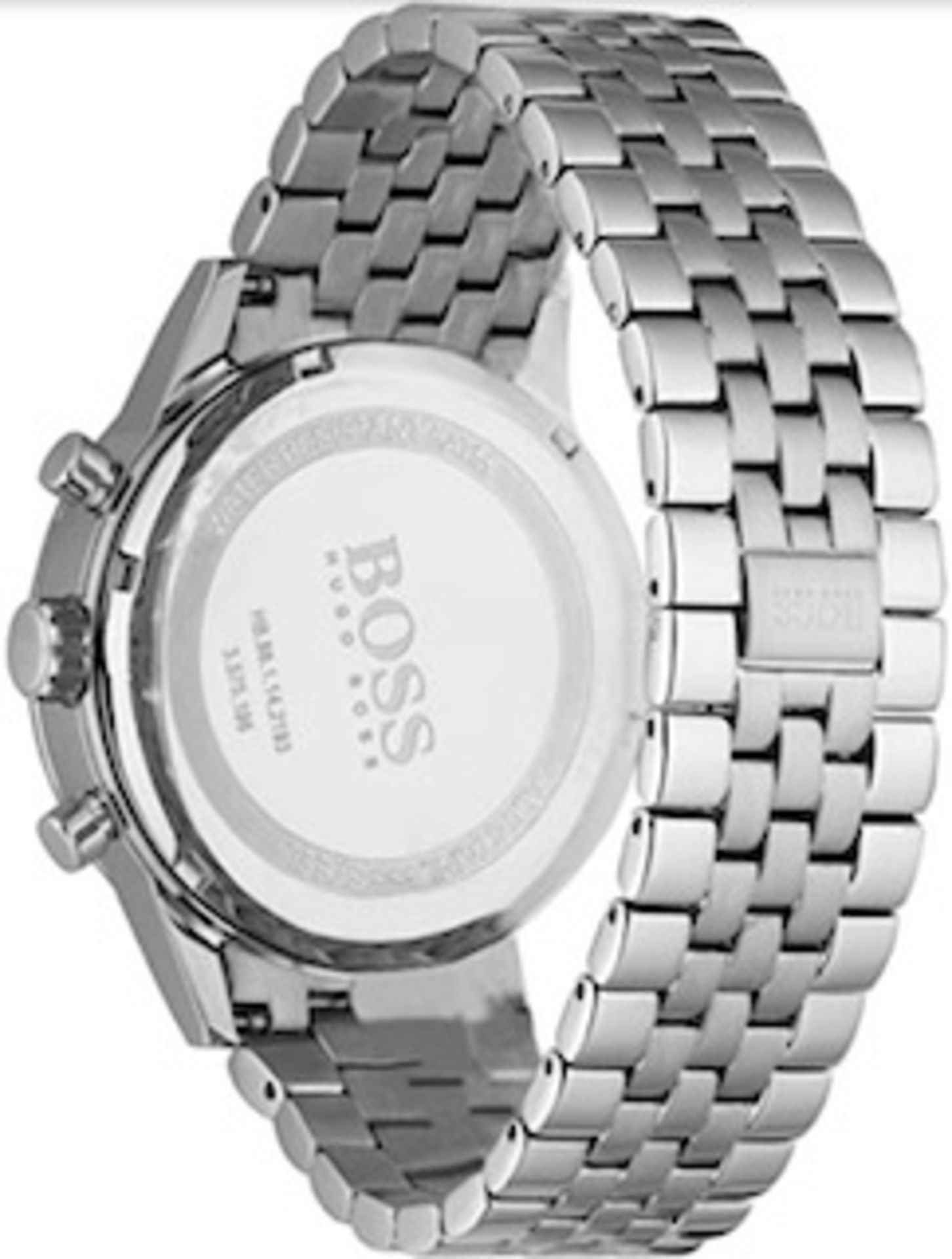 Hugo Boss 1512445 Men's Aeroliner Silver Bracelet Chronograph Watch - Image 5 of 5