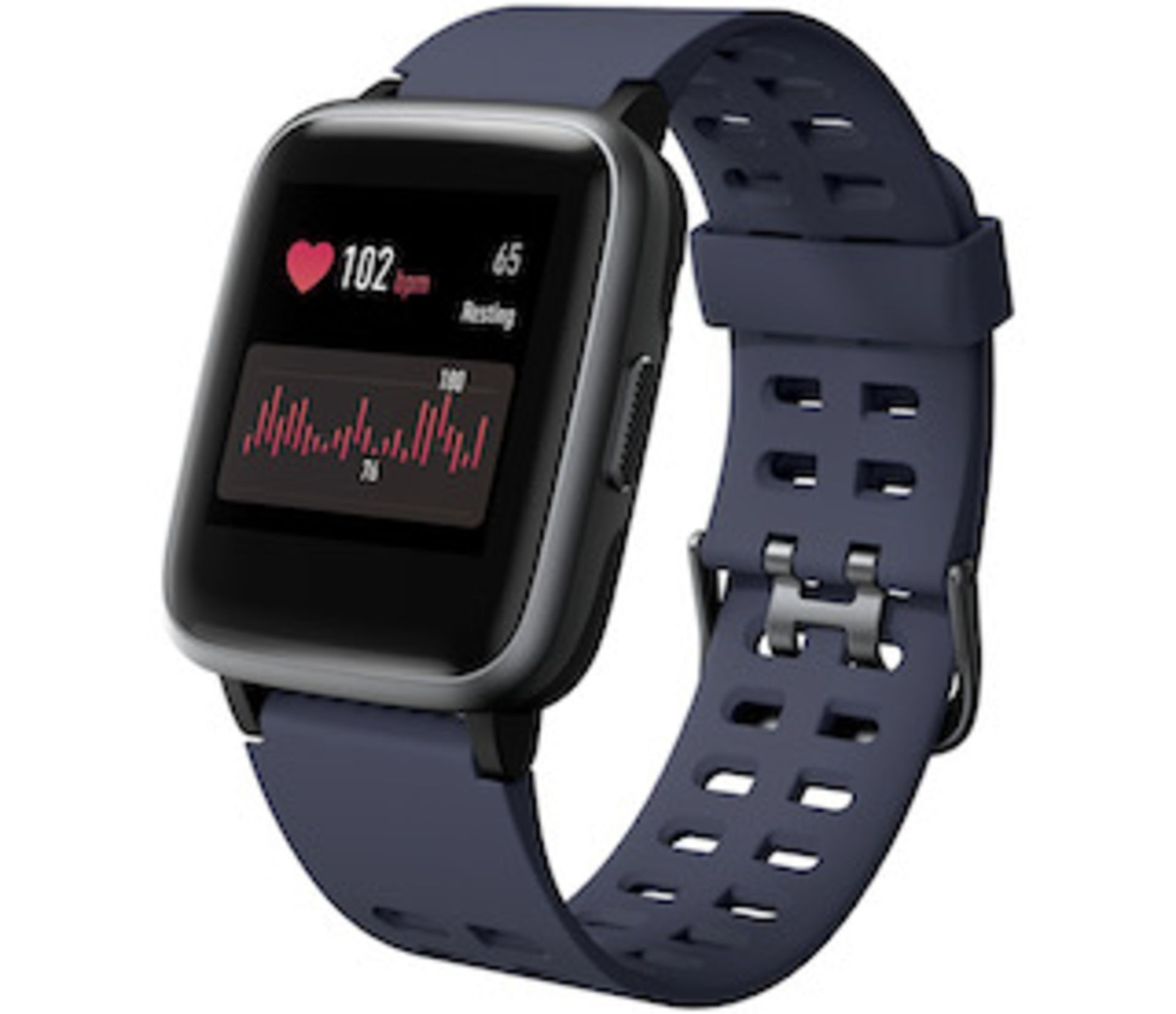 Brand New Unisex Fitness Tracker Watch Id205 Blue/Grey Strap About This Item.1.3-Inch LCD Colour - Image 7 of 33