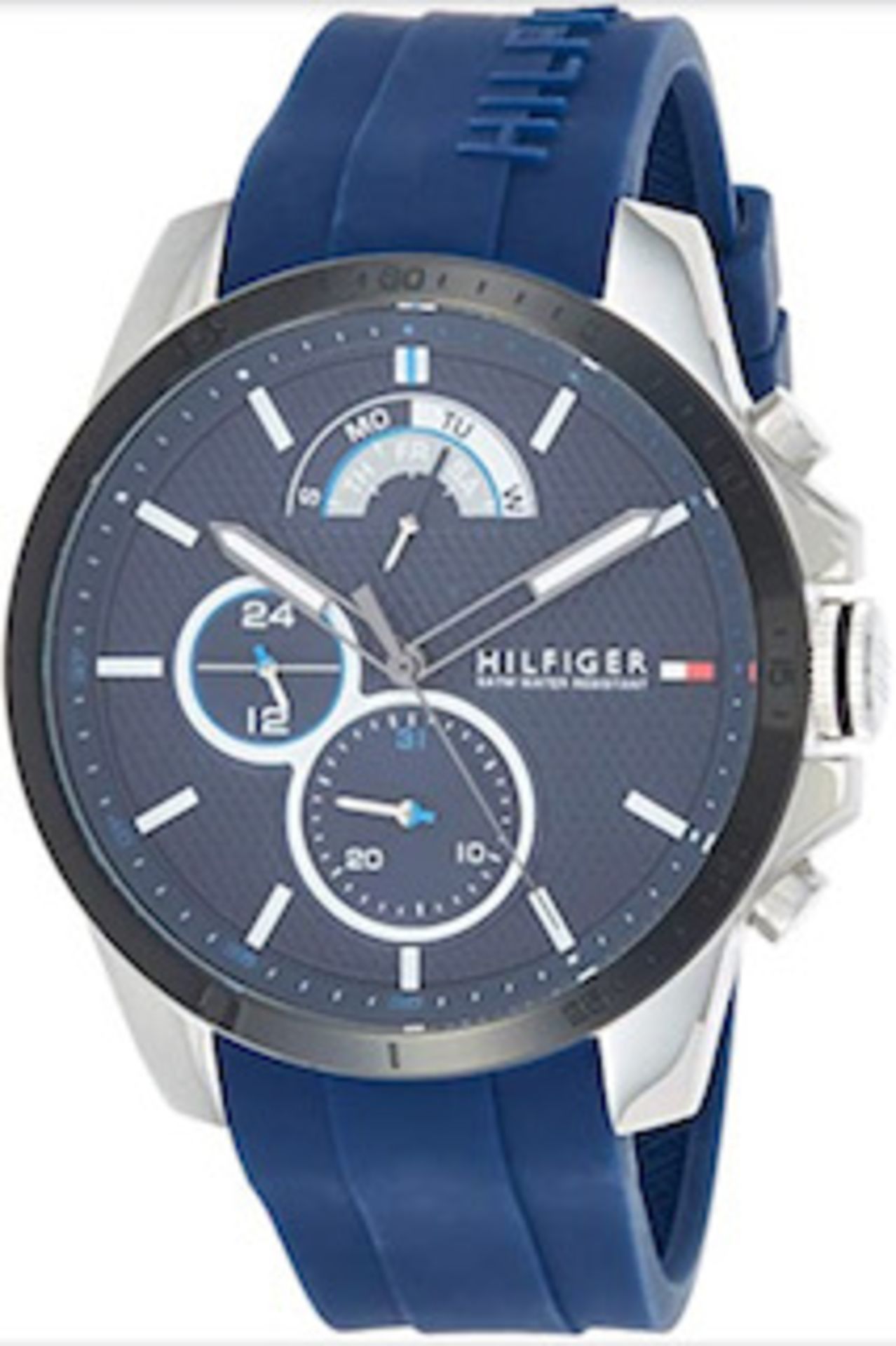 Men's Blue Chronograph Tommy Hilfiger Decker Watch 1791350 - Image 2 of 6