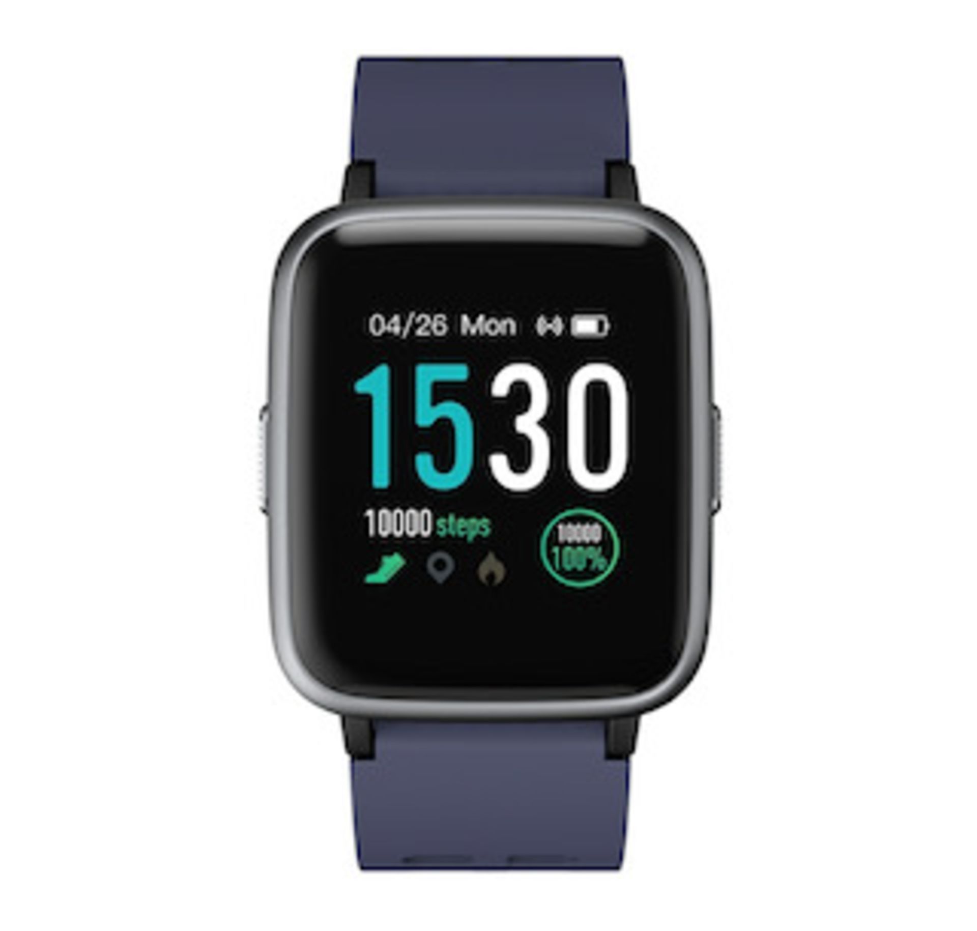 Brand New Unisex Fitness Tracker Watch Id205 Blue/Grey Strap About This Item.1.3-Inch LCD Colour - Image 6 of 33