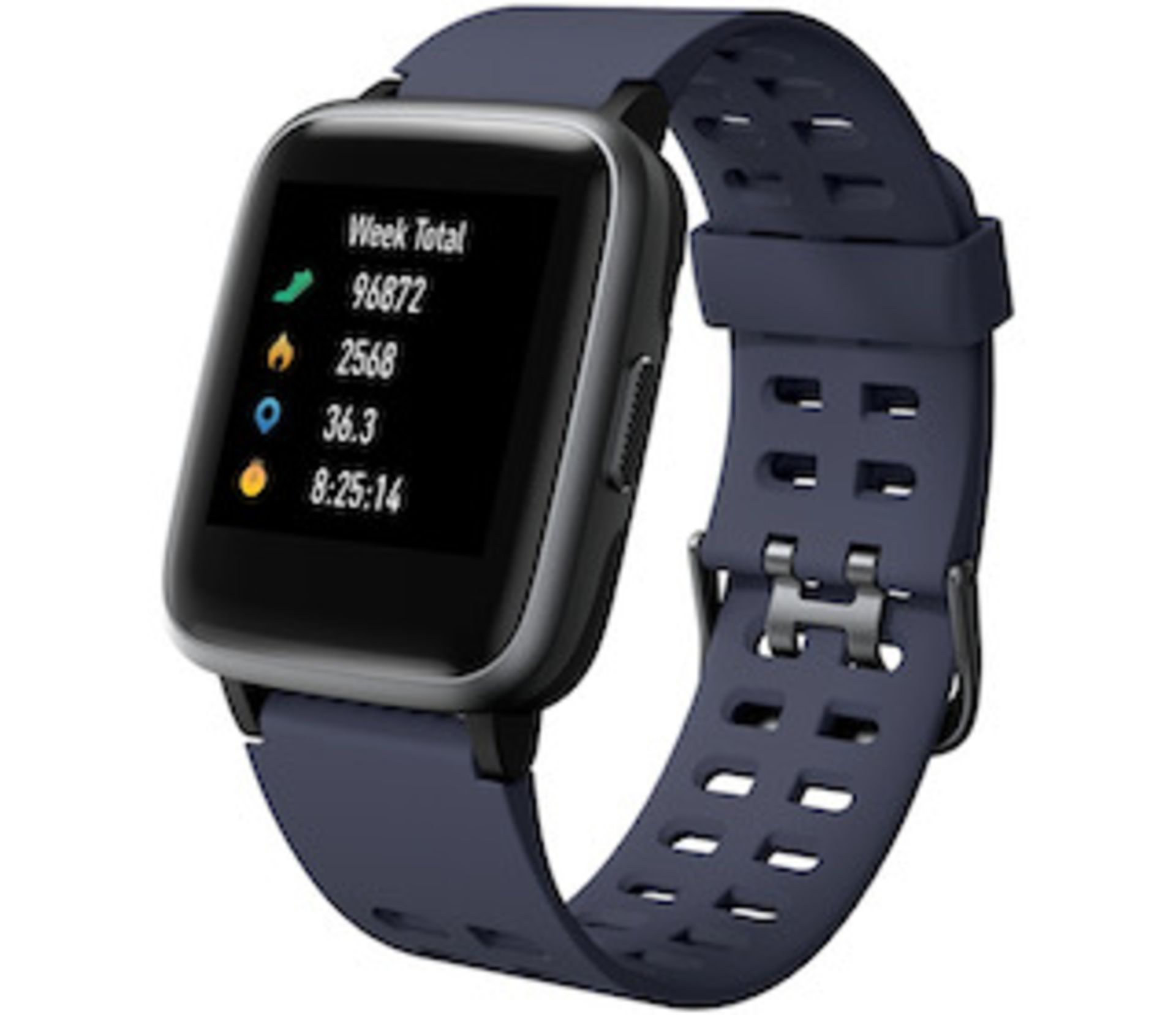 Brand New Unisex Fitness Tracker Watch Id205 Blue/Grey Strap About This Item.1.3-Inch LCD Colour - Image 8 of 33