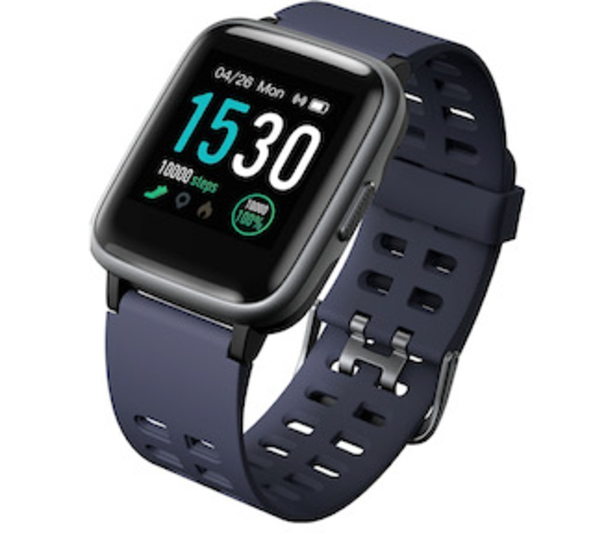 Brand New Unisex Fitness Tracker Watch Id205 Blue/Grey Strap About This Item.1.3-Inch LCD Colour - Image 18 of 33