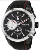 Hugo Boss Contemporary Sport Motorsport Analog Black Dial Men's Watch 1513284